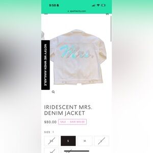 Sparkle City Mrs. Jacket